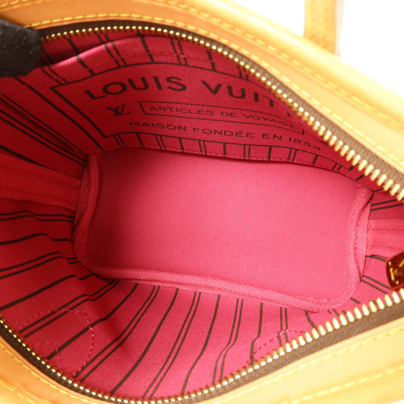 LOUIS VUITTON Monogram Neverfull BB金扣手挽肩背兩用袋-4