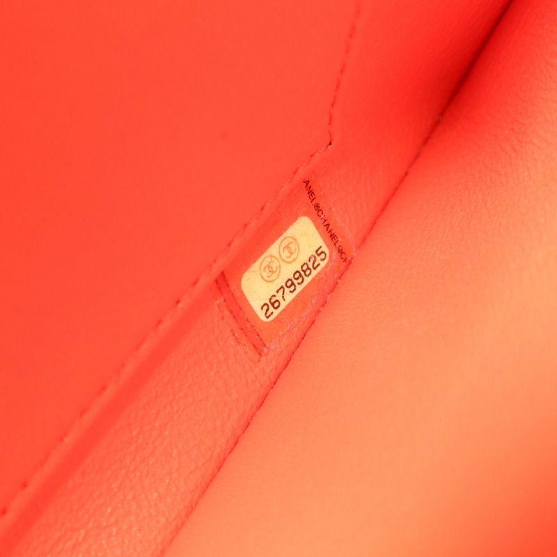 CHANEL 羊皮皮革Trendy CC Chevron Wallet On Chain金扣鏈帶肩背袋-6