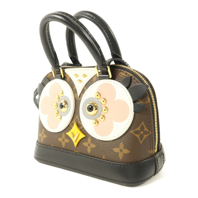 LOUIS VUITTON Monogram Alma Lovely Birds金扣手挽肩背兩用袋-2