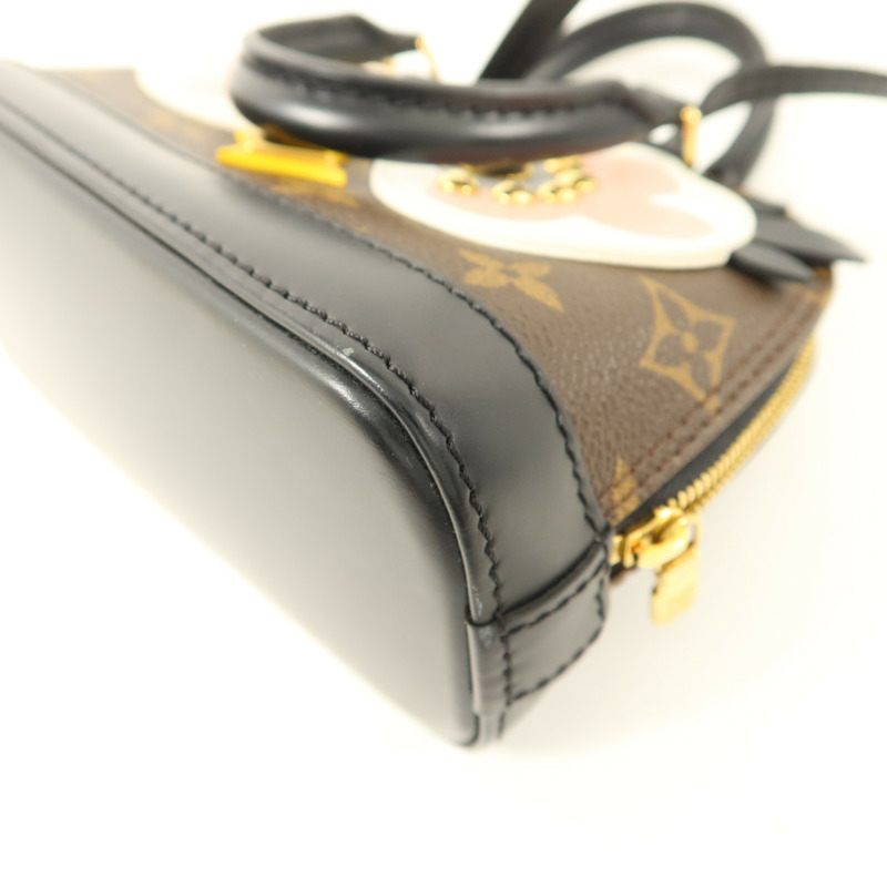 LOUIS VUITTON Monogram Alma Lovely Birds金扣手挽肩背兩用袋-12