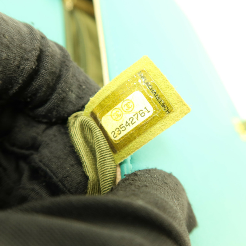 CHANEL 羊皮皮革Boy 28金扣鏈帶肩背袋-6