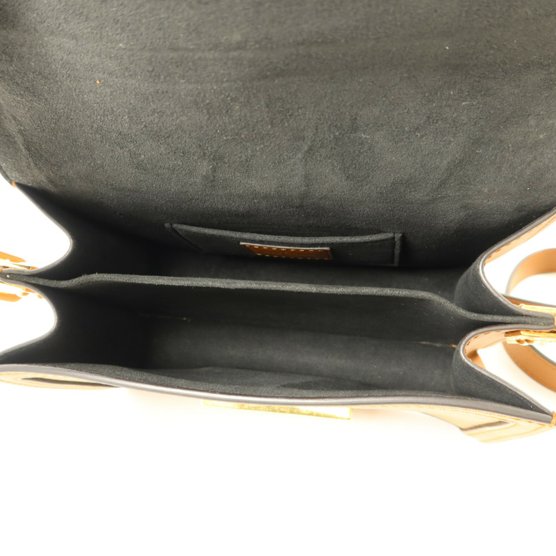 LOUIS VUITTON Monogram Reverse Mini Dauphine金扣肩背袋-4