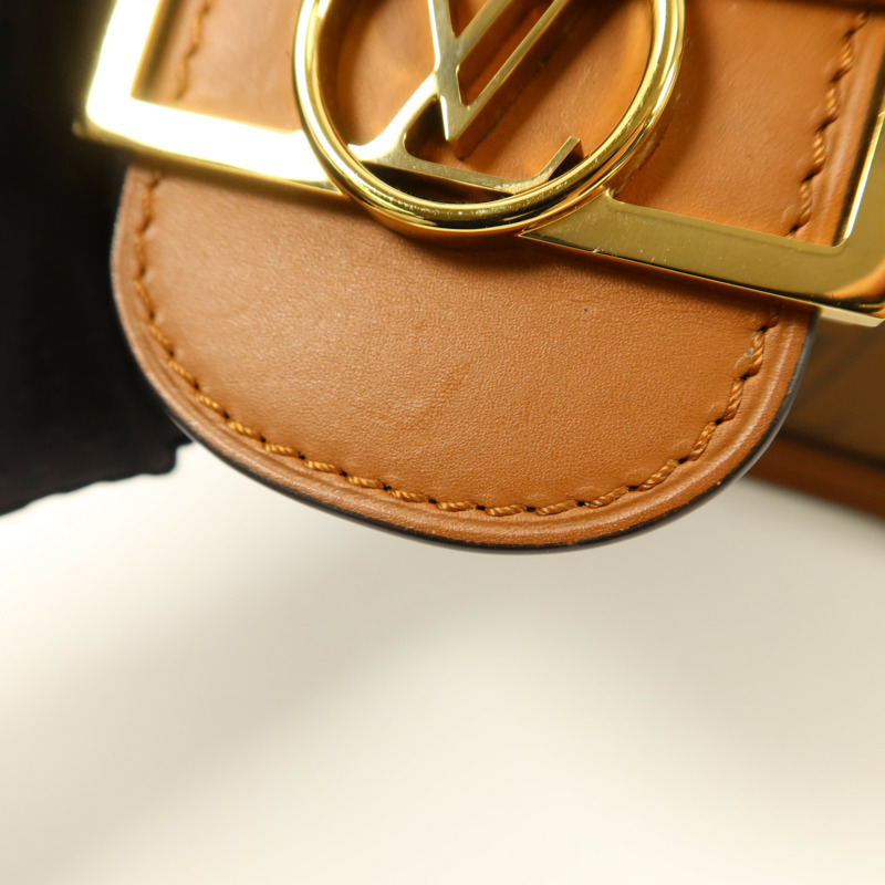 LOUIS VUITTON Monogram Reverse Mini Dauphine金扣肩背袋-18