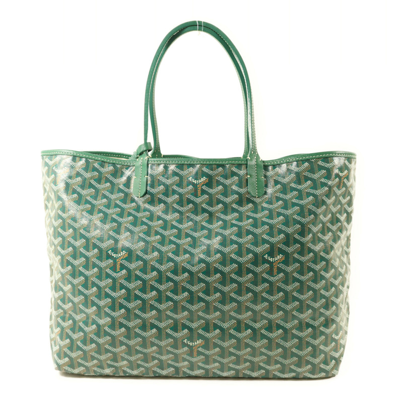 GOYARD 塗層帆布Saint Louis PM銀扣手挽袋-1