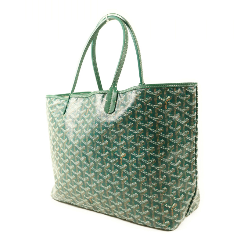 GOYARD 塗層帆布Saint Louis PM銀扣手挽袋-2