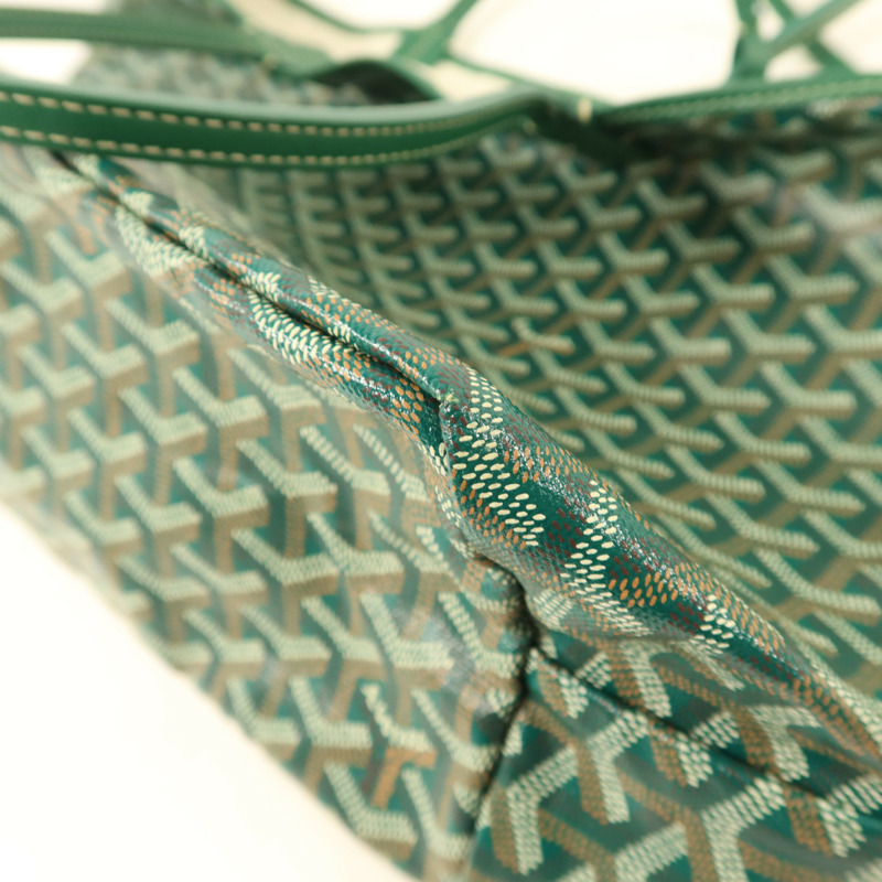 GOYARD 塗層帆布Saint Louis PM銀扣手挽袋-8