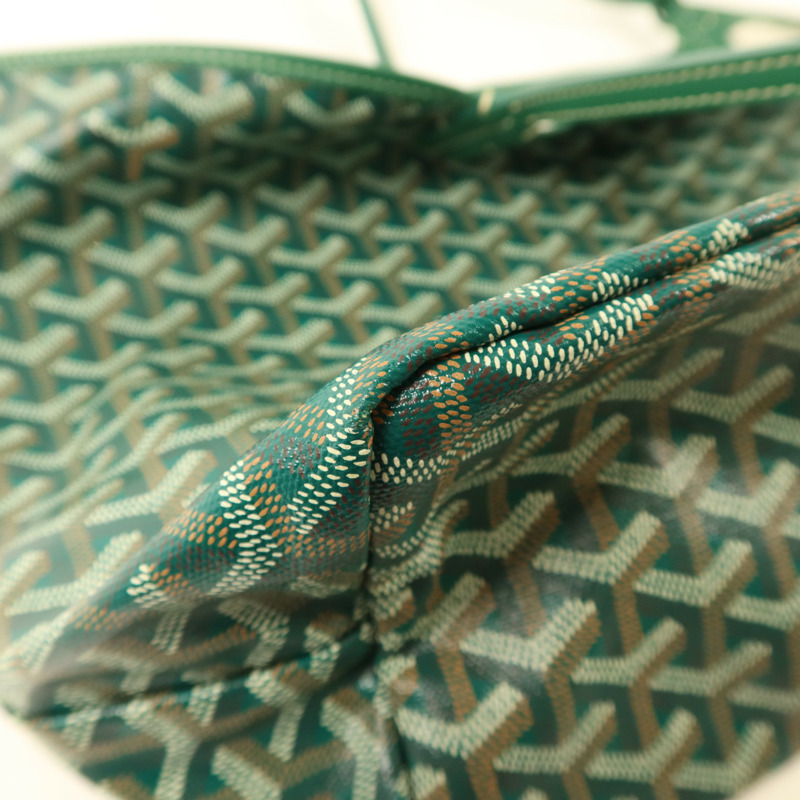 GOYARD 塗層帆布Saint Louis PM銀扣手挽袋-9