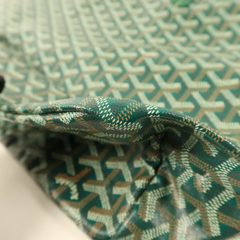 GOYARD 塗層帆布Saint Louis PM銀扣手挽袋-10