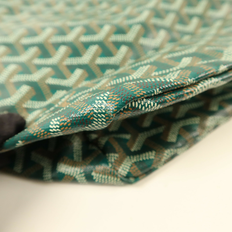 GOYARD 塗層帆布Saint Louis PM銀扣手挽袋-11