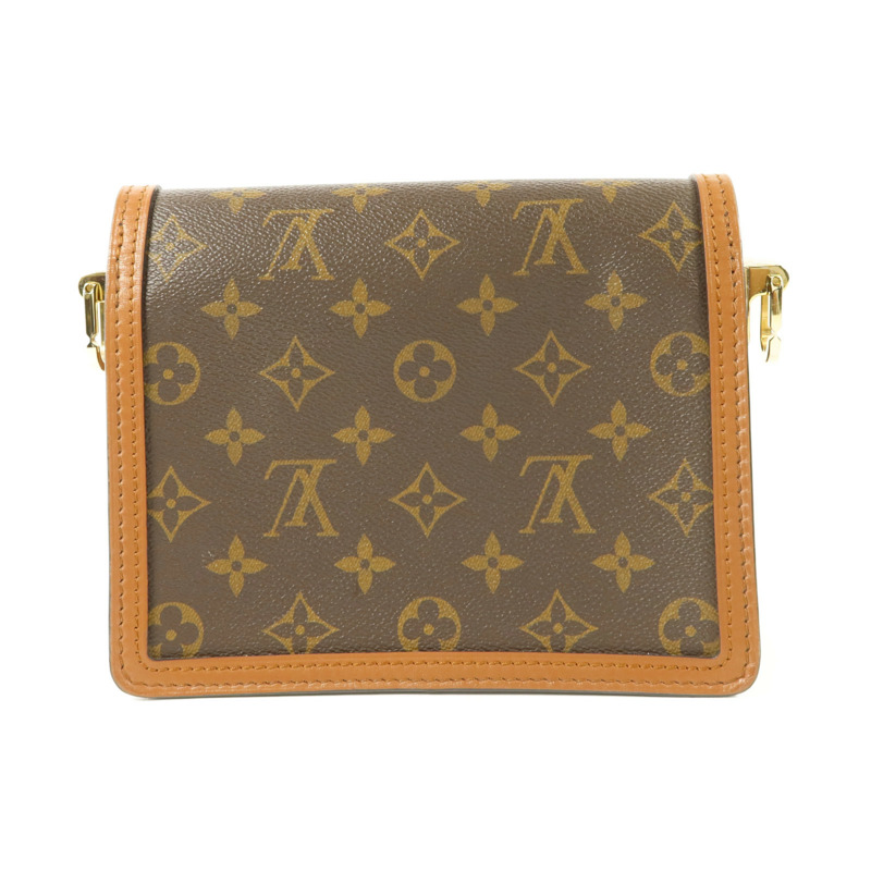 LOUIS VUITTON Monogram Reverse Mini Dauphine金扣肩背袋-1