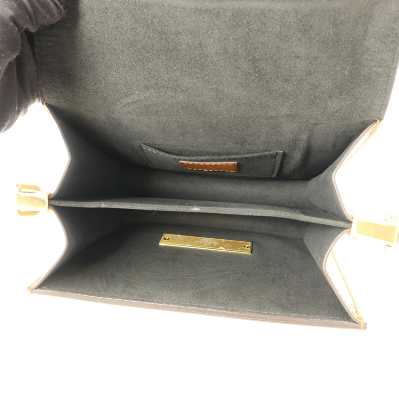 LOUIS VUITTON Monogram Reverse Mini Dauphine金扣肩背袋-4