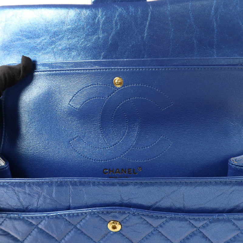 CHANEL 牛皮皮革2.55 Large Reissue金扣鏈帶肩背袋-13