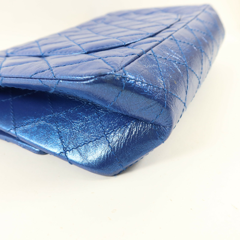 CHANEL 牛皮皮革2.55 Large Reissue金扣鏈帶肩背袋-19