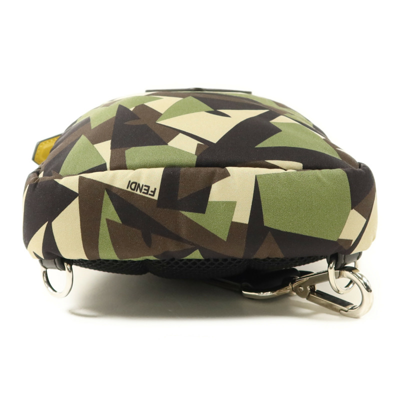 FENDI 尼龍Shoulder Bag銀扣肩背袋-3