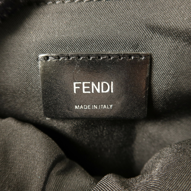 FENDI 尼龍Shoulder Bag銀扣肩背袋-5