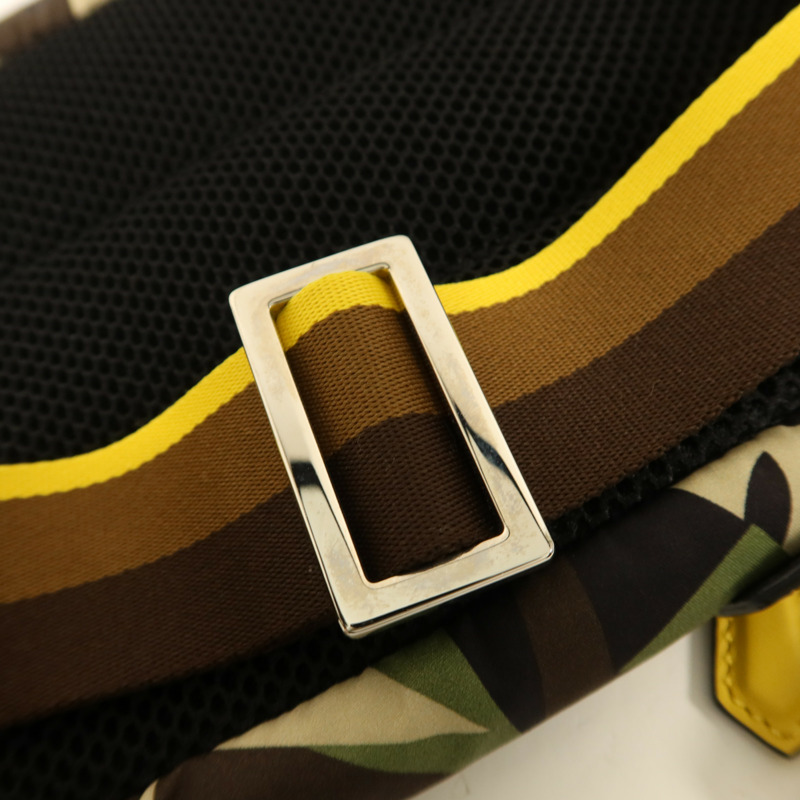 FENDI 尼龍Shoulder Bag銀扣肩背袋-10