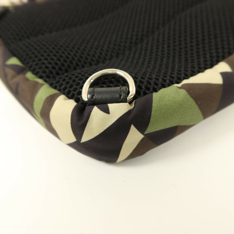 FENDI 尼龍Shoulder Bag銀扣肩背袋-14