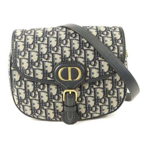 Dior 帆布Bobby金扣肩背袋