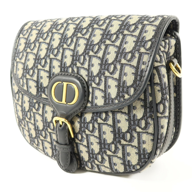 Dior 帆布Bobby金扣肩背袋-2