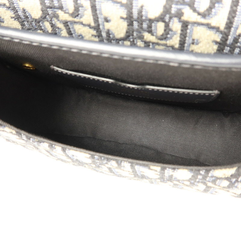 Dior 帆布Bobby金扣肩背袋-4