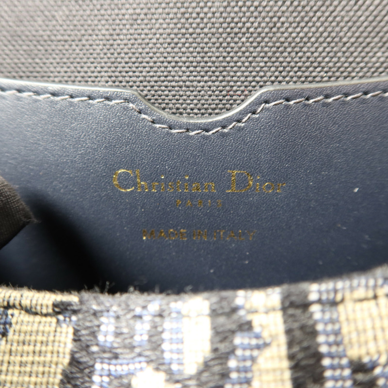Dior 帆布Bobby金扣肩背袋-5