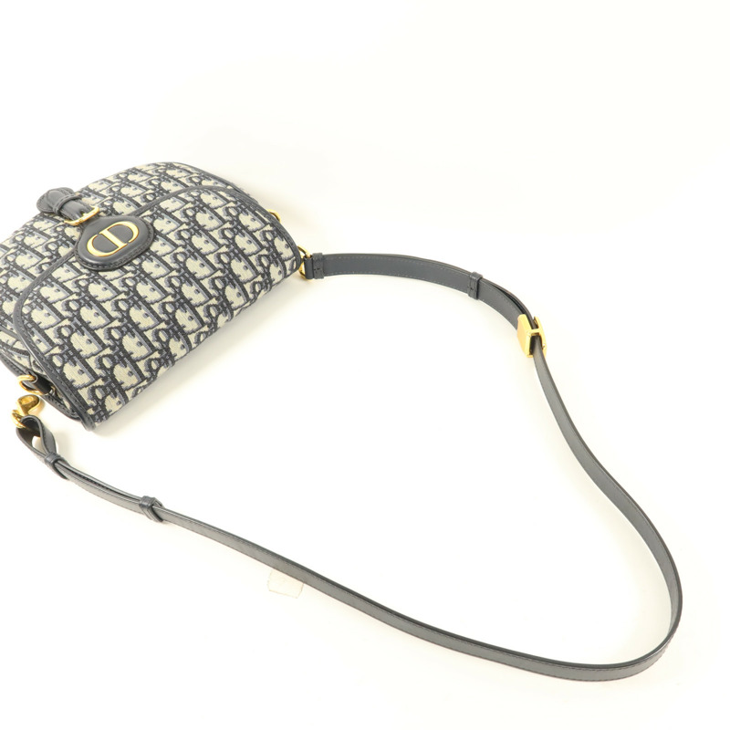 Dior 帆布Bobby金扣肩背袋-7