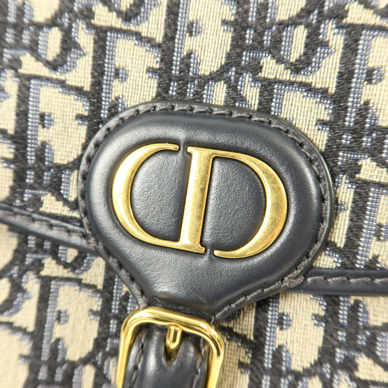 Dior 帆布Bobby金扣肩背袋-9