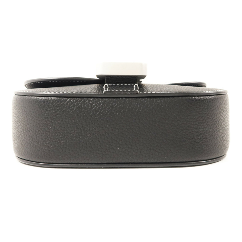 Dior 牛皮皮革Mini Saddle Messenger Bag With Flap銀扣肩背袋-3