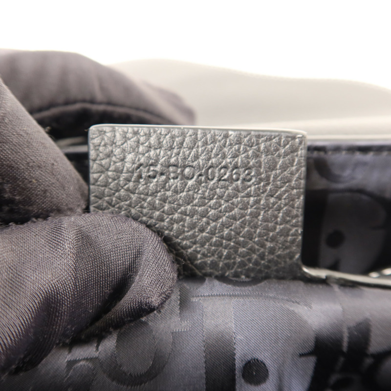 Dior 牛皮皮革Mini Saddle Messenger Bag With Flap銀扣肩背袋-6