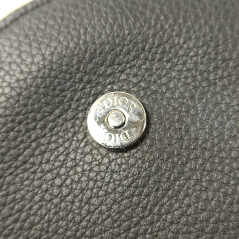 Dior 帆布Saddle Pouch Crossbody Bag銀扣肩背袋-8