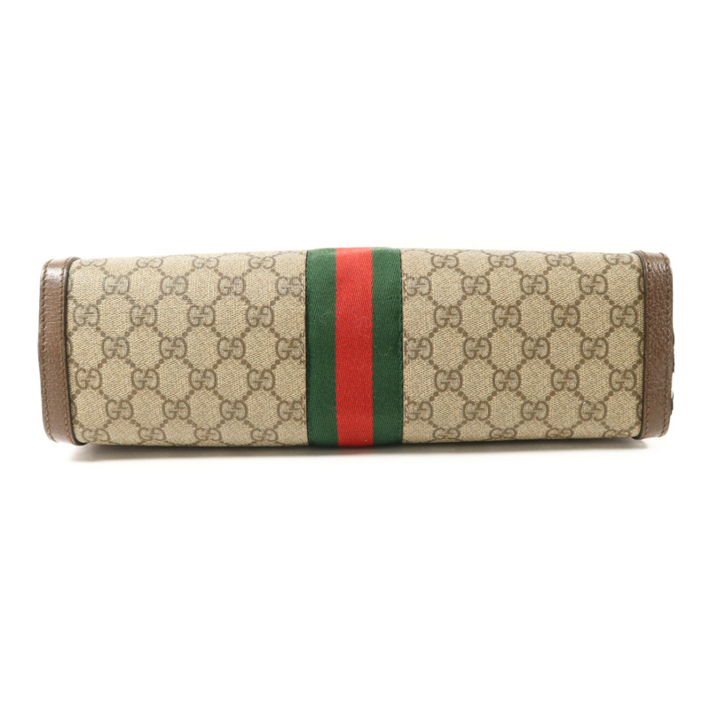 GUCCI 塗層帆布Ophidia金扣鏈帶肩背袋-3