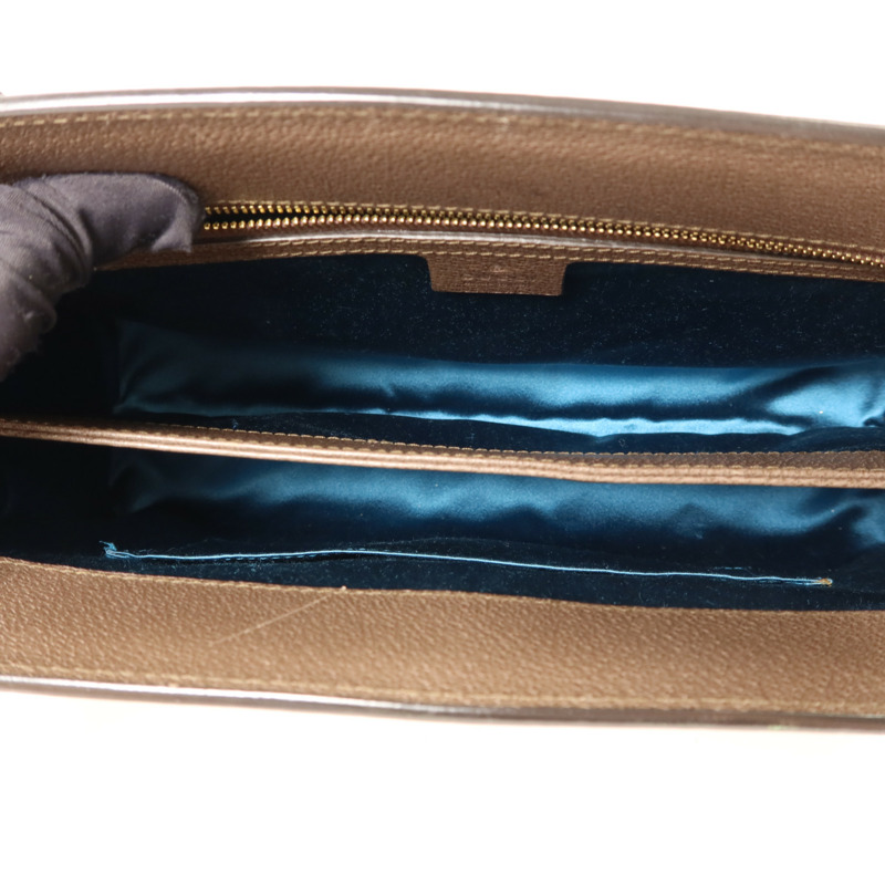 GUCCI 塗層帆布Ophidia金扣鏈帶肩背袋-4