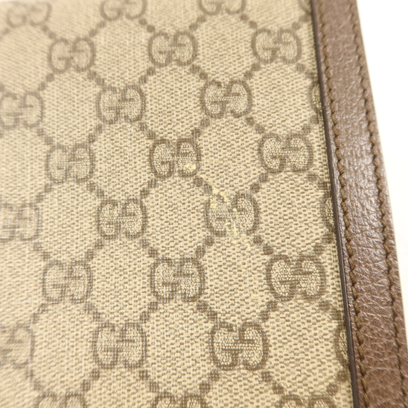 GUCCI 塗層帆布Ophidia金扣鏈帶肩背袋-18