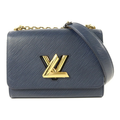 LOUIS VUITTON Epi Twist MM金扣鏈帶肩背袋
