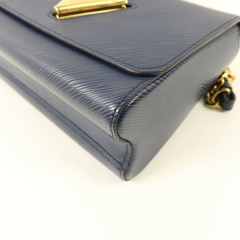 LOUIS VUITTON Epi Twist MM金扣鏈帶肩背袋-14