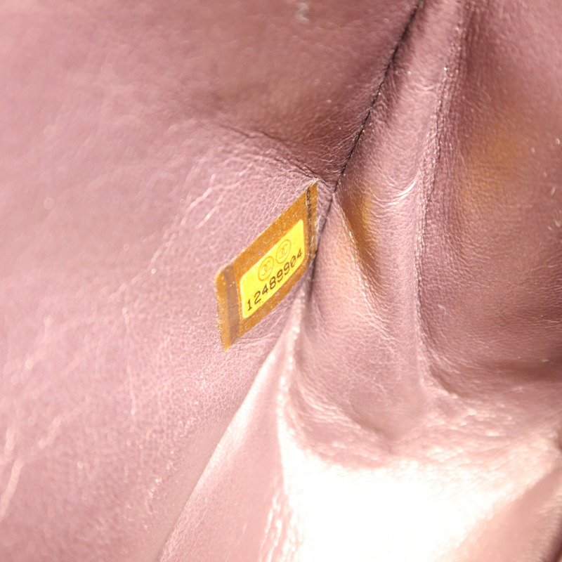 CHANEL 牛皮皮革2.55 Chain Shoulder銀扣鏈帶肩背袋-6