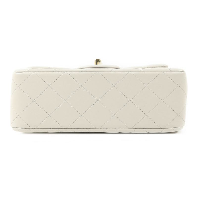 CHANEL 羊皮皮革Classic With Top Handle金扣手挽肩背兩用袋-3