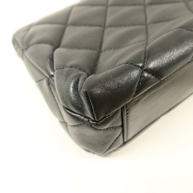 CHANEL 羊皮皮革Chain Shoulder Bag金扣鏈帶肩背袋-15