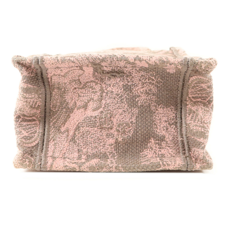 Dior 帆布Mini Vertical Book Tote金扣手挽肩背兩用袋-3