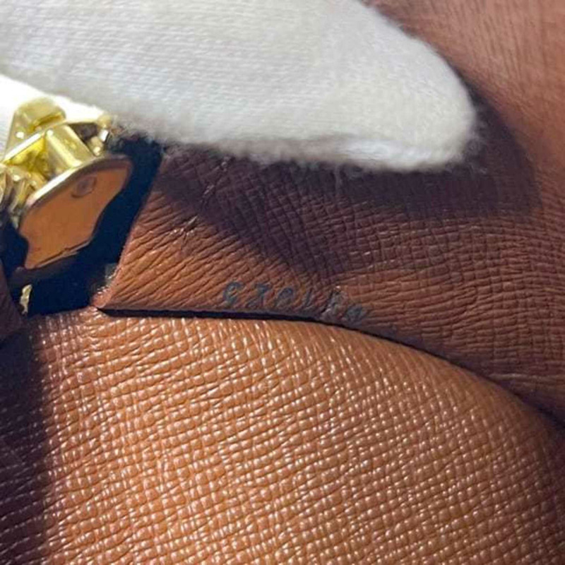 Louis Vuitton Papillon 30 手提包，F-25313，棕色，Monogram M51385，帆布，天然皮革 MB1025，LOUIS VUITTON 迷你波士頓包，圓柱形，女士。-4