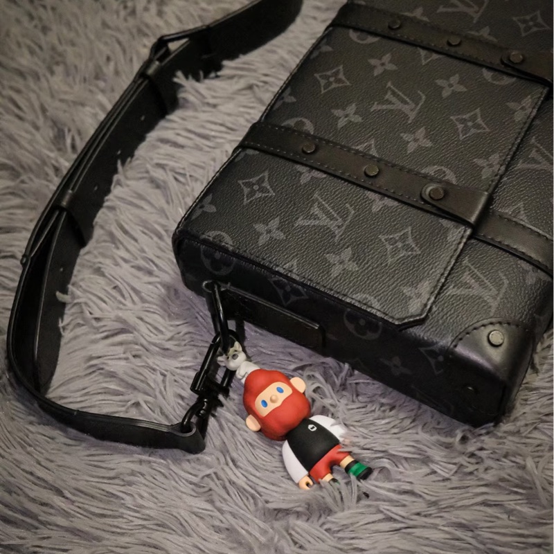 LV Trunk黑武士盒子包 芯片款 尺寸24*19*6 黑老花-0