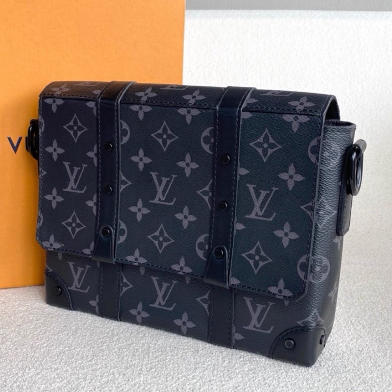 LV Trunk黑武士盒子包 芯片款 尺寸24*19*6 黑老花-13