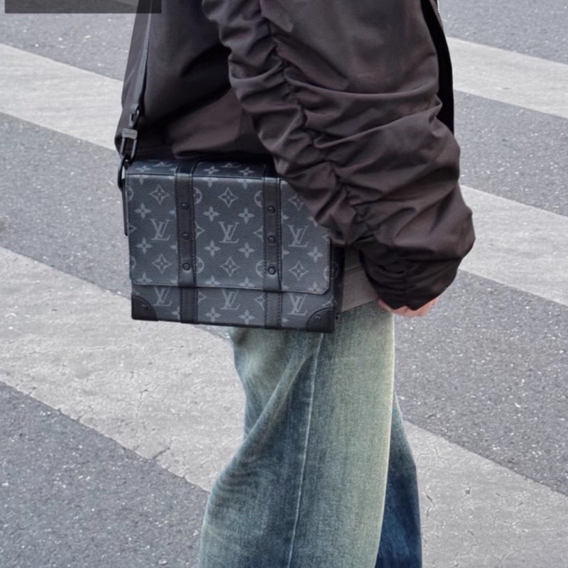 LV Trunk黑武士盒子包 芯片款 尺寸24*19*6 黑老花-19