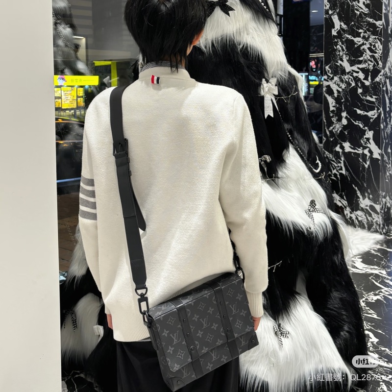 LV Trunk黑武士盒子包 芯片款 尺寸24*19*6 黑老花-23