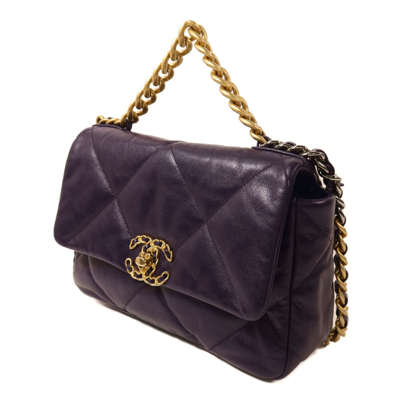 CHANEL 羊皮皮革C19 Small手挽肩背兩用袋-2