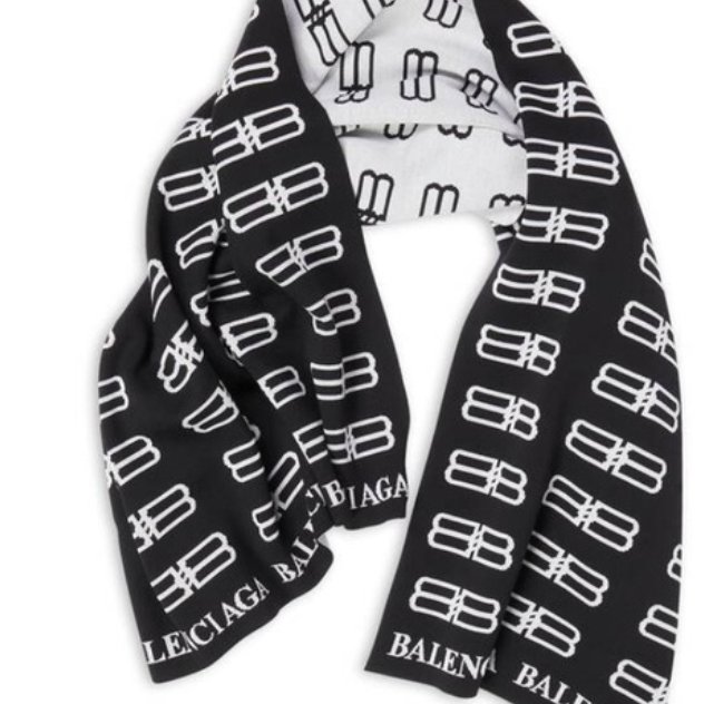 BALENCIAGA BB Monogram Icon 2用 披肩/毯子-0