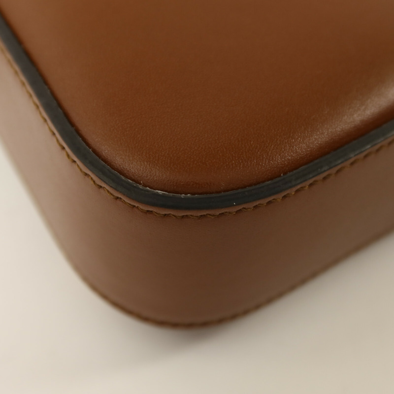 GUCCI 牛皮皮革Bamboo Mini金扣手挽肩背兩用袋-13