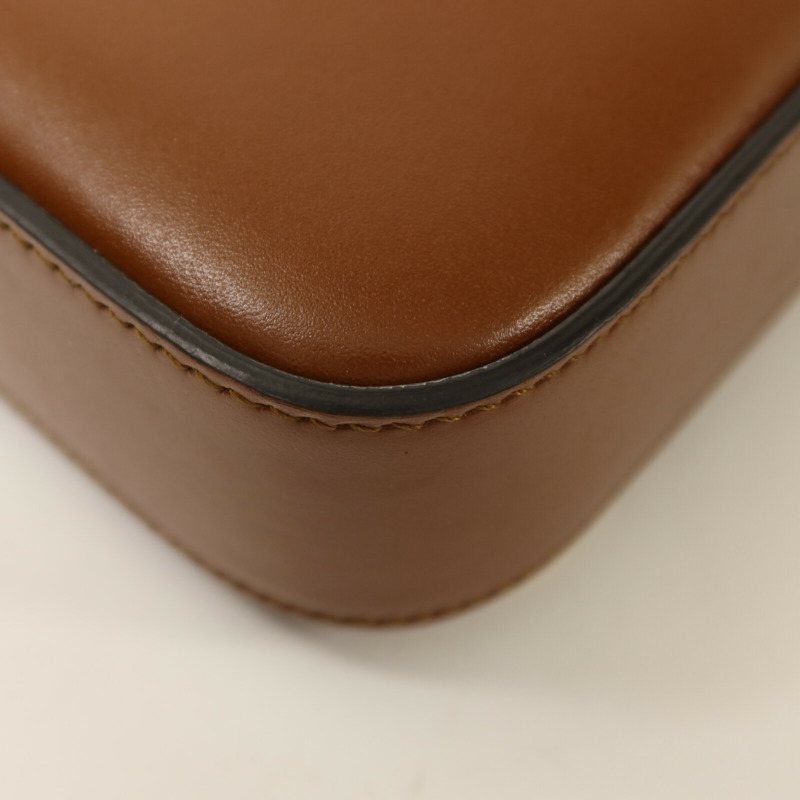 GUCCI 牛皮皮革Bamboo Mini金扣手挽肩背兩用袋-14