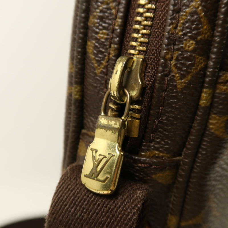 LOUIS VUITTON Monogram Trotteur Beaubourg金扣肩背袋-9