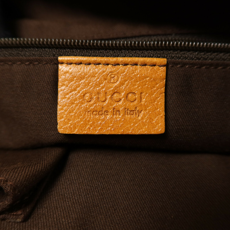GUCCI 帆布Hand Bag金扣手挽袋-5